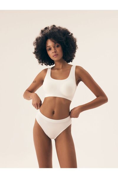 Henderson Women's High Waist Panties 2-Pack Classic Briefs Ribbed Soft Polyamide Comfortable | Bait