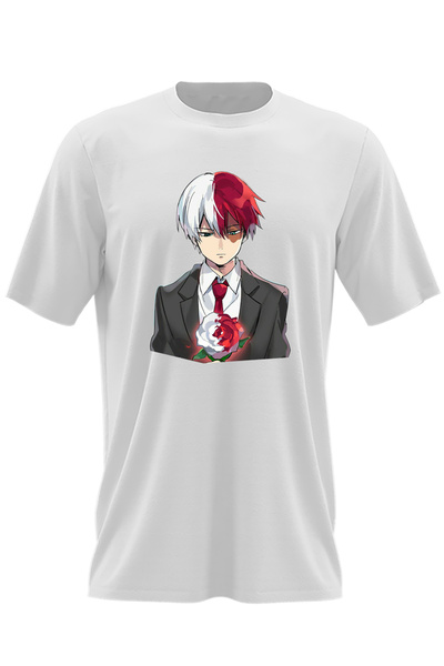 OEM Tricou barbati Anime Superhero Todoroki Hero Academia