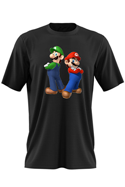 OEM Tricou barbati Super Mario Bros Fratie VIP PS4 3D