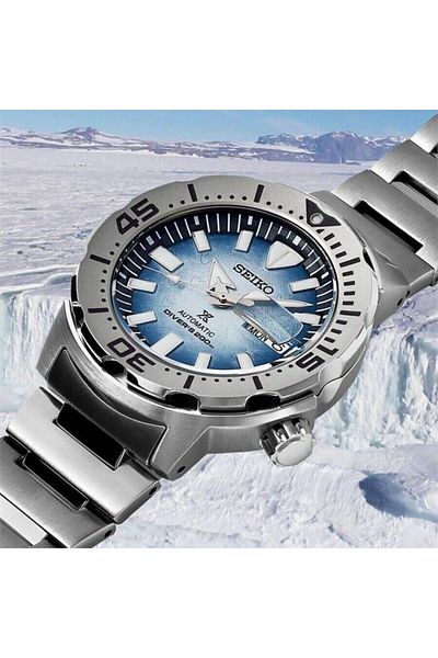 Seiko Srpg57 Time Watch Guaranteed Automatic Mechanism 20 Atm Water Resistant Metallic Color Men's Wristwatch