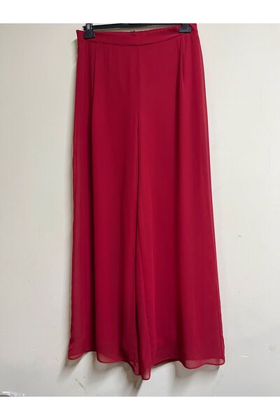 Javelin Collection This Is the Season's Fashion Wide-Leg Chiffon Pants