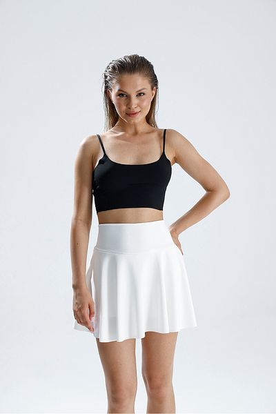 let s shine Sports Shorts Skirt Diver Fabric Loose Cut