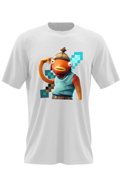 OEM Tricou barbati Fishstick Fortnite Minecraft Diamond Sword