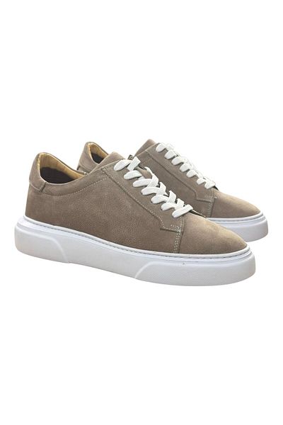 Greyybull Shoes μπεζ δερμάτινα πάνινα παπούτσια nubuck - μπεζ αθλητικά παπούτσια