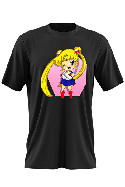 OEM Tricou barbati Sailor Moon Chibi Bebe Anime Manga