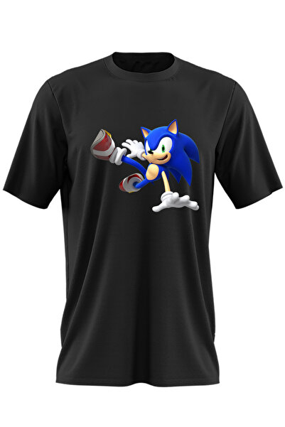 OEM Ανδρικό T-shirt Sonic the Hedgehog Jump Energy Video Game
