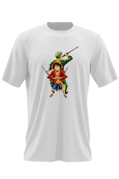 OEM Tricou barbati One Piece Monkey Luffy Roronoa Zoro Pirati