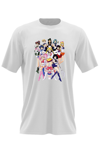 OEM Tricou barbati Sailor Moon All Team Crew Anime Manga