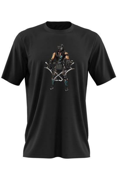 OEM Tricou barbati Kombat Reptile Ermac Mortalitate Arrow Coif Black