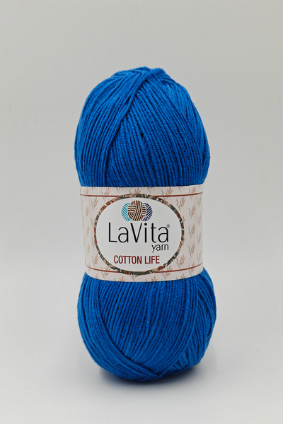 LaVita Yarn Cotton Life pređa za ručno pletenje 50% P Pamuk 50% A Akril 100gr...
