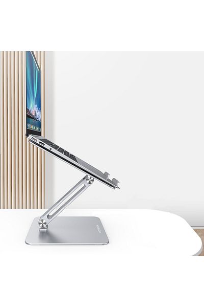 Ugreen Stojak składana podstawka pod laptopa tablet do pracy na stojąco srebrny