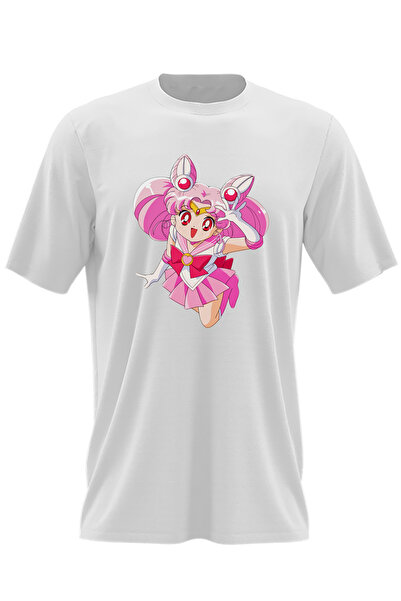 OEM Tricou barbati Sailor Moon Chibiusa Pink Craciun