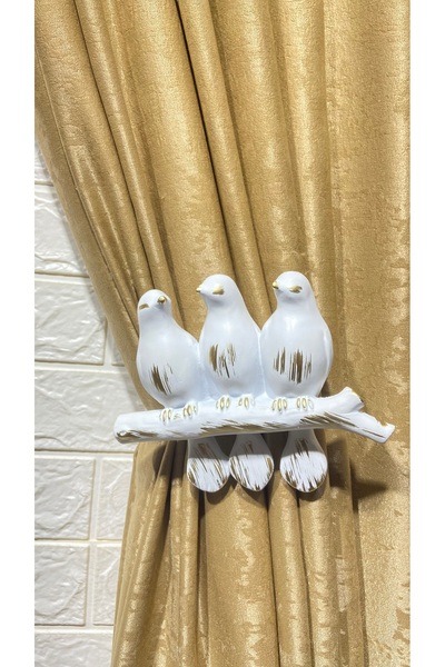 Helezoni Curtain Rail Curtain Accessory Polyester Casting Premium Lever Curtain Holder 1Pcs