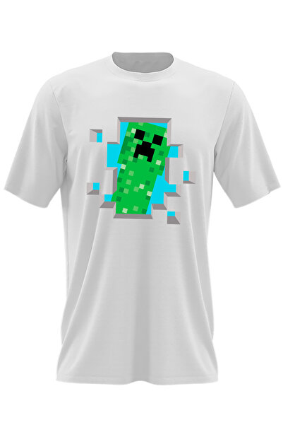 OEM Tricou barbati Creeper Blue Sky Minecraft