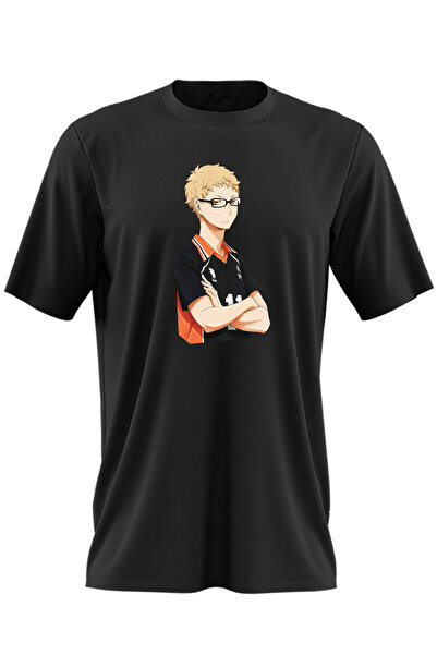 OEM Tricou barbati Haikyuu Kei Tsukishima Volei Anime