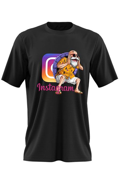 OEM Men's Dragon Ball Z Instagram Sensei Grandpa Trainer Insta T-shirt