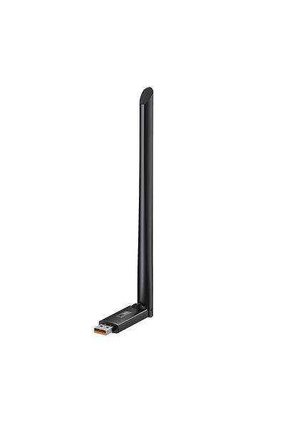 Baseus Zewnętrzna karta sieciowa USB WiFi 2.4GHz 150Mb/s z anteną 6dBi czarna