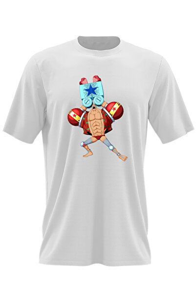 OEM Tricou barbati One Piece Cyborg Frankie Unlimited Red One