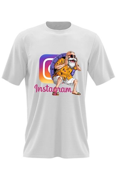 OEM Men's Dragon Ball Z Instagram Sensei Grandpa Trainer Insta T-shirt