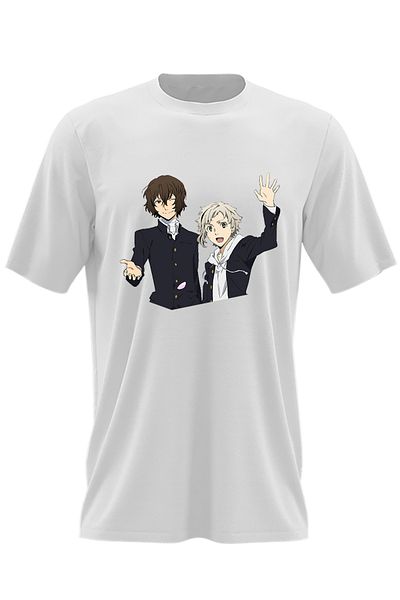 OEM Tricou barbati Bungo Stray Dogs Osamu Dazai Atsushi Nakajima