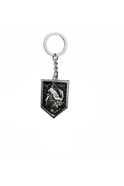 Herşey Nota Attack on Titan Wall Maria Logo Acrylic Keychain – Anime Themed Unisex Accessory