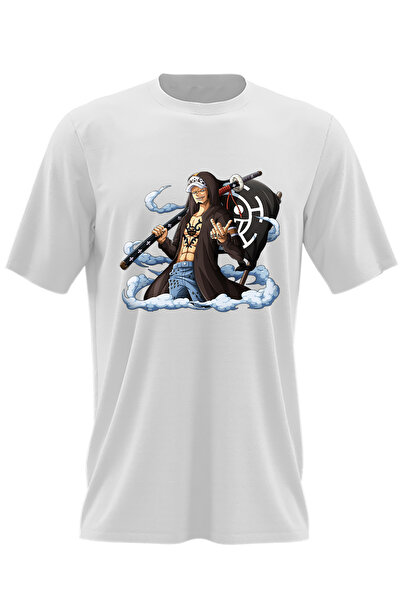 OEM Ανδρικό T-shirt One Piece Trafalgar Surgeon of Death Anime