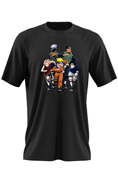 OEM Tricou barbati Naruto Team Uzumaki Kakashi Anime Manga