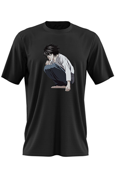 OEM Tricou barbati Death Note L Detective Sherlock Holmes Anime