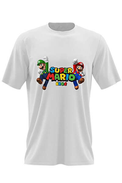 OEM Tricou barbati Super Mario Bros Luigi Jump VIP