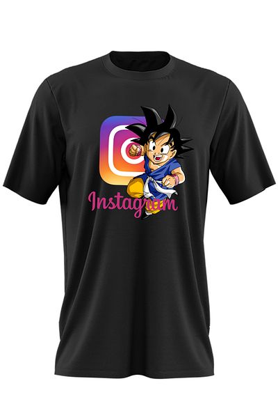 OEM Tricou barbati Insta Boy Dragon Ball Z Son Goku Instagram Creator