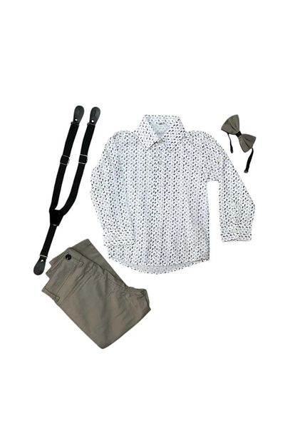 RİNDO KİDS Shirt Hanger+Flyset Beige