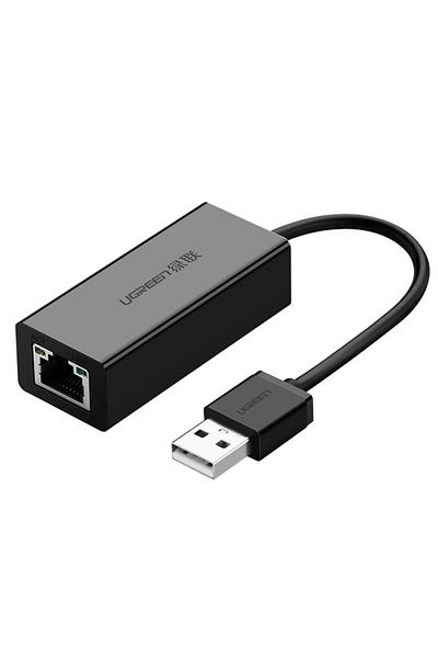 Ugreen Zewnętrzna karta sieciowa LAN RJ45 - USB 2.0 100 Mbps - czarny