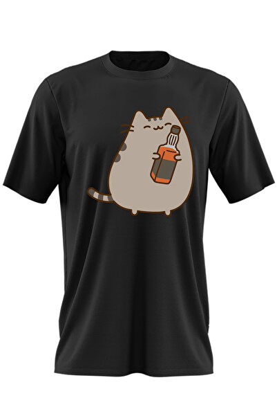 OEM Tricou barbati Pusheen Cat Whisky Pisica Dragobete Plush