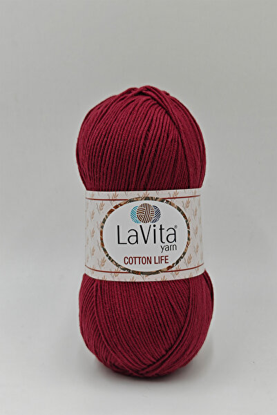 LaVita Yarn Cotton Life Fir pentru tricotat manual 50% Bumbac 50% Acrilic 100...