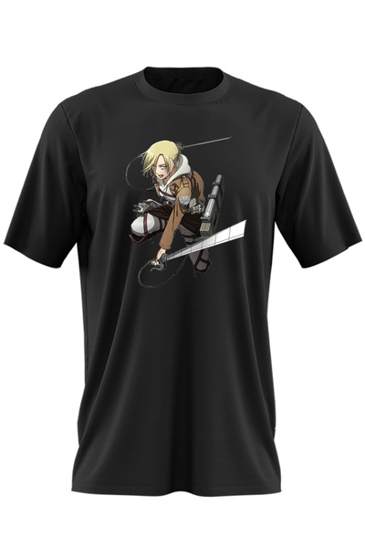 OEM Ανδρικό T-shirt Attack on Titan Annie Leonhart Anime Manga