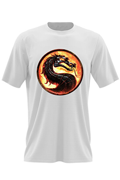 OEM Ανδρικό T-shirt Mortal Kombat Logo Emblem Game Dragon Symbol