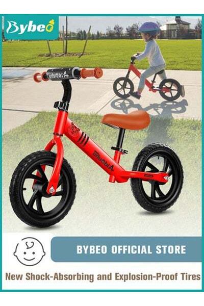 BYBEO Toddler Balance Bike, Kids Lightweight No Pedal Training Bicycle, Adjustable Seat and Handlebar