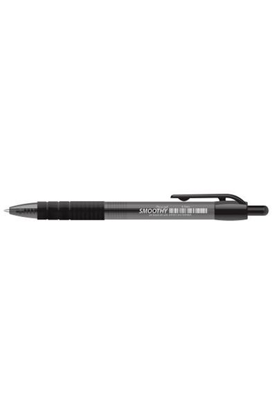 Herlitz Gel Pen Smoothy, Material Plastic, Color Black, 0.7mm Tip, Set of 12 Pieces