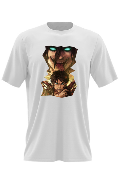 OEM Tricou barbati Attack on Titan Eren Anime Manga Artist