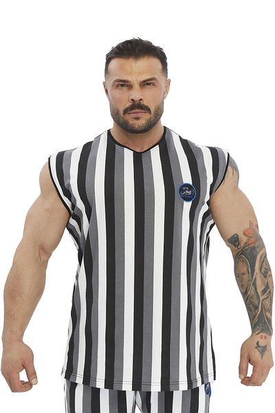 BGSM Oversize Sleeveless T-Shirt Fitness Training Top 2351