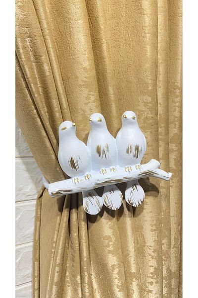 Helezoni Curtain Rail Curtain Accessory Polyester Casting Premium Lever Curtain Holder 1Pcs