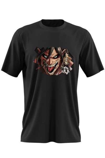 OEM Tricou barbati Attack on Titan Eren Yeager GTA Horror