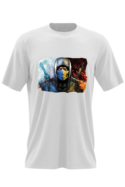 OEM Tricou barbati Mortal Kombat Twin Swords Scorpion Action