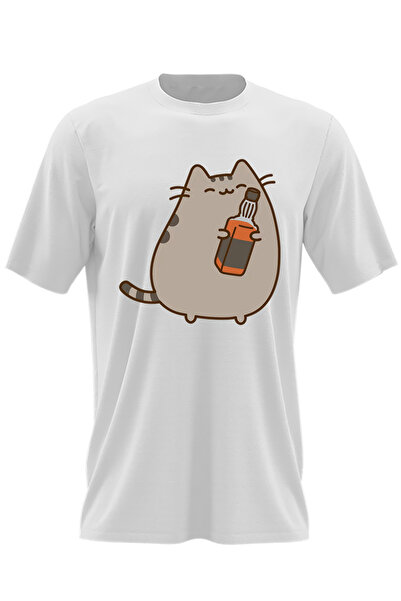 OEM Tricou barbati Pusheen Cat Whisky Pisica Dragobete Plush