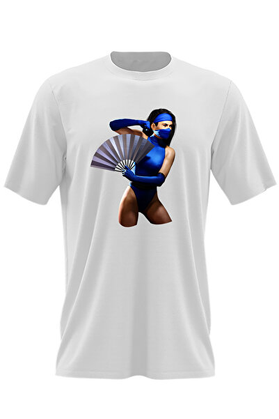 OEM Ανδρικό T-shirt Mortal Kombat Mina Hand Μπλε Magic Fan