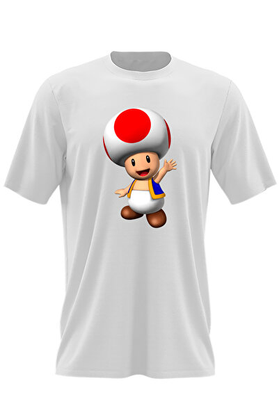 OEM Tricou barbati Super Mario Bros Mushroom Ciuperca Toad