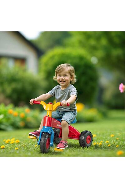 Cici Oyuncak Kız Erkek Çocuk Park Bahçe Ev İçin İlk Bisikletim Pedallı Sepetli Hediyelik 2+Yaş