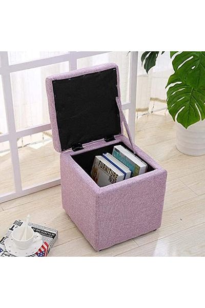 Generic FFD Ottoman Storage Foot Stool Footrest Stool Multifunction Storage Box Bench Seat Footrest T
