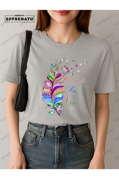 EFFRENATU Trendy Clothing Printed Charming Plus Size T-Shirt