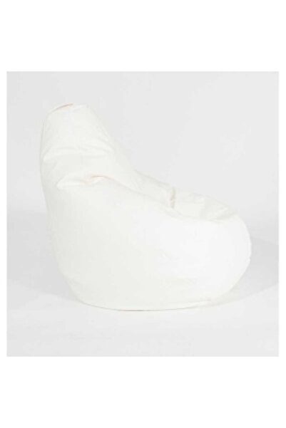 Pufrelax Fotoliu Nirvana Grande, Material Piele ecologica - Alb